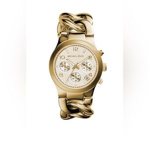 Michael Kors Gold Chain Link Watch, Pre loved, but in great condition